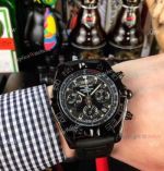 Solid Black Breitling Chronomat B01 Men Watch Replica_th.jpg